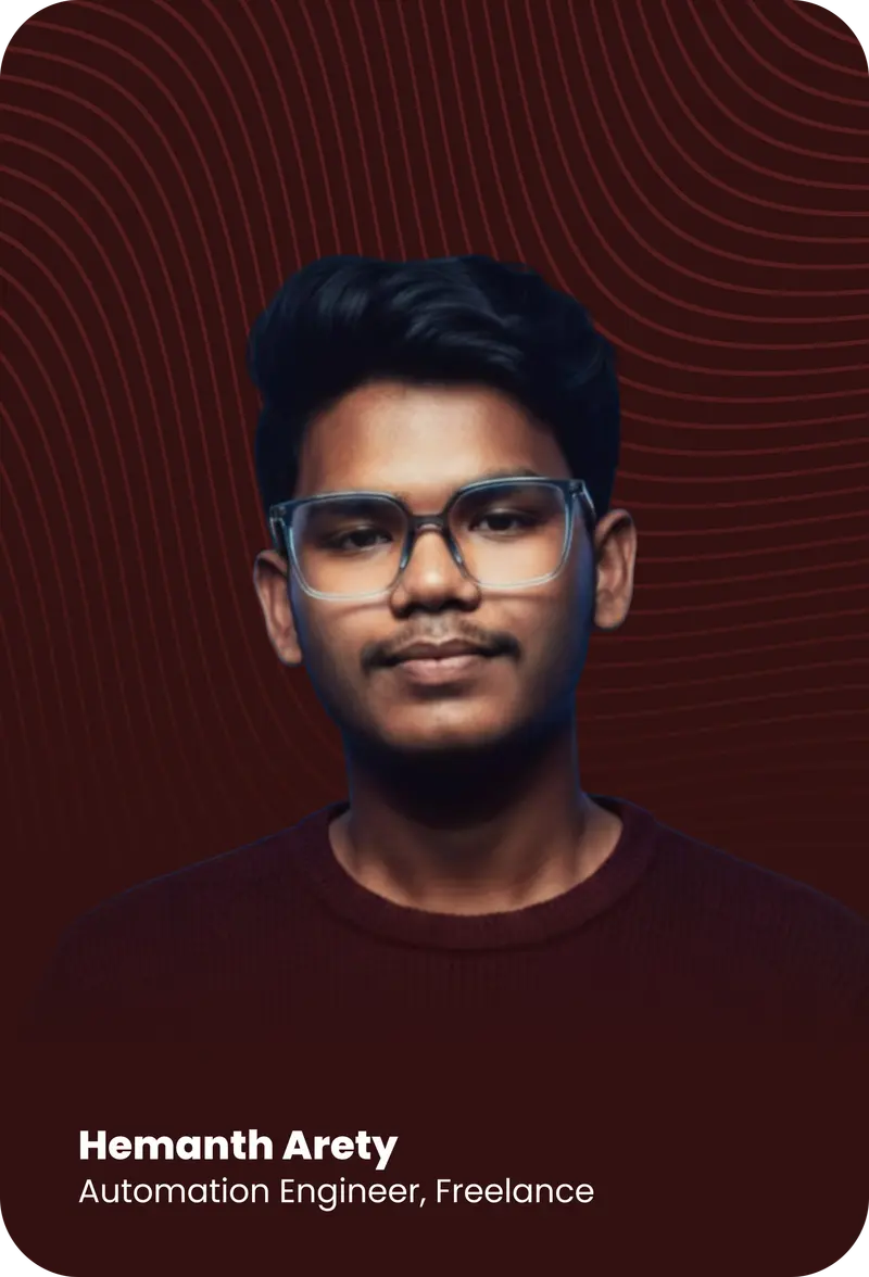 Hemanth Arety from Cohort Programme